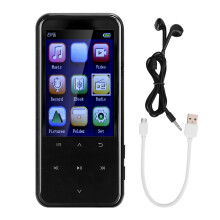 Bluetooth MP3-afspiller HiFi Lossless-lyd med touch-knapper Multifunktionsafspiller FM-radio og udvidelig hukommelse til musikelskere