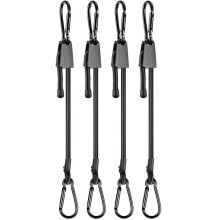 4 Stück Verstellbare Elastische Bungee-Seile mit Haken, Robuste Outdoor-Packseile, Gepäckgurte für Fracht und Camping