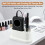 Nail Drill Stand & 8-Bit Organizer Universal Desktop Storage Holder for E-File Machines and Grinding Bits, Compact Case 2
