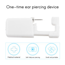Disposable Ear And Nose Piercing Device Unisex Sterile Frame Fashion Ear Piercing Equipment Cubic White Zirconia