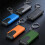 Aluminum USB Flashlight With 4 Lighting Modes Alarm-Blue 2