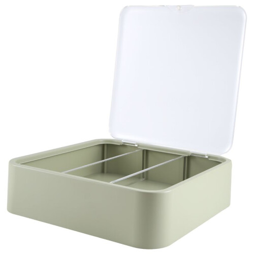 Wall-Mounted Clear Display Case for Figures,Adjustable Display Stand Clear Display Box with Door,Avocado Green 1