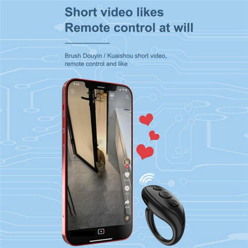 5.3 Fingertip Remote Control Ring Selfie Photo Page Turner Flipping Video Controller for Phone Apps 2