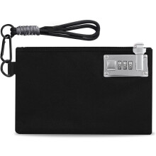 Lockable Money Bag Locking Bank Bag Coin Purse for Cash Passports,Credit Cards and Valuable Storage Bag