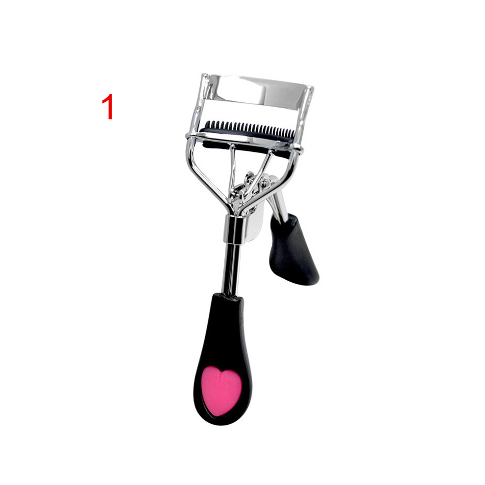 Hue-Grain (01) Eyelash Curler With Comb & Tweezers Beauty Tool
