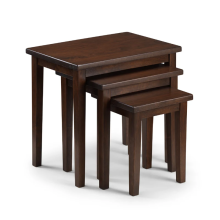 Cleo Nest Of Tables Mahogany Finish - Set of 3