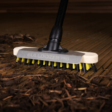 Charles Bentley Bulldozer Pro Heavy Duty Deck Scrub, Yellow, One Size