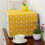 Cotton Microwave Cover - Yellow Plaid 21