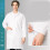 Blouse de laboratoire professionnelle à-110 polyester plat s S 10