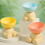 Multiple Color Stable Pet Bowl Sitting Bear Design-Lake blue 6