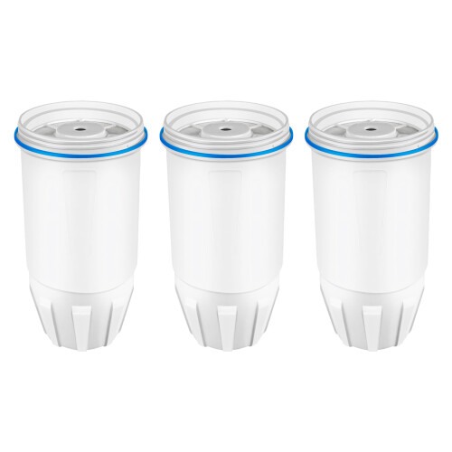 3Pieces Compatible Water Filter Replacement Plastic Bottle-3Pcs