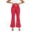 Women's Glitter Trousers Sequins Flared Pants For-White L 10