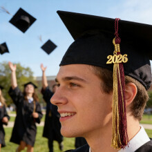 Glands commémoratifs pour casquette de remise de-18 1 pièces