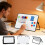 Multi Functional Desktop Whiteboard With Magnetic Back And 8