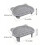 Tapis de piégeage de litière pour chats à 2 couches pour-Rose 4