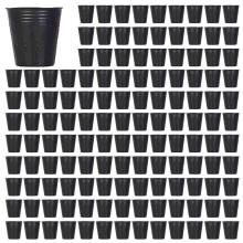 2500Pcs Nursery Pot Plastic Plant Propagation Container Grow Bag Garden Supplies 8cmX8cm