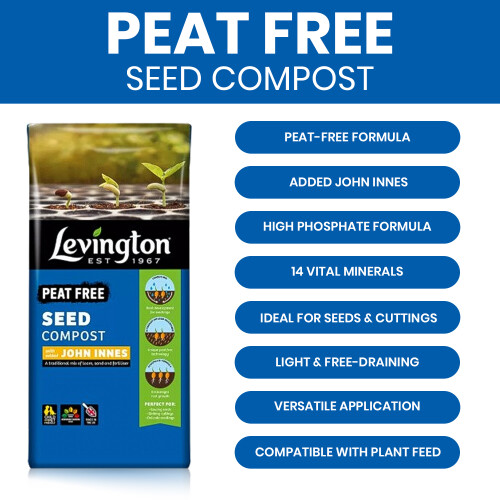 Levington Levington Peat Free Seed Compost John Innes 10L 1