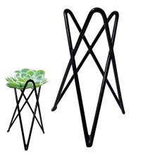 (Black Triangle) Stylish Air Pineapple Plant Rack - Office Gift