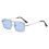 Square Frame Sunglasses Metal Texture with Spring Hinges-5 1