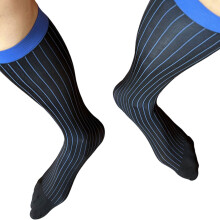 Praktische gestreifte Socken aus Nylonmischung für Herren,-E.