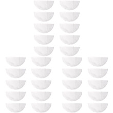 Garment Bags, Transparent Dust Protection,30 Pcs White Shoulder Cover, Shoulder Cover, Collar, Suit Covers