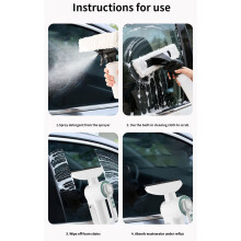 Handheld Electric Cordless Window Cleaner Portable Glass Wiper