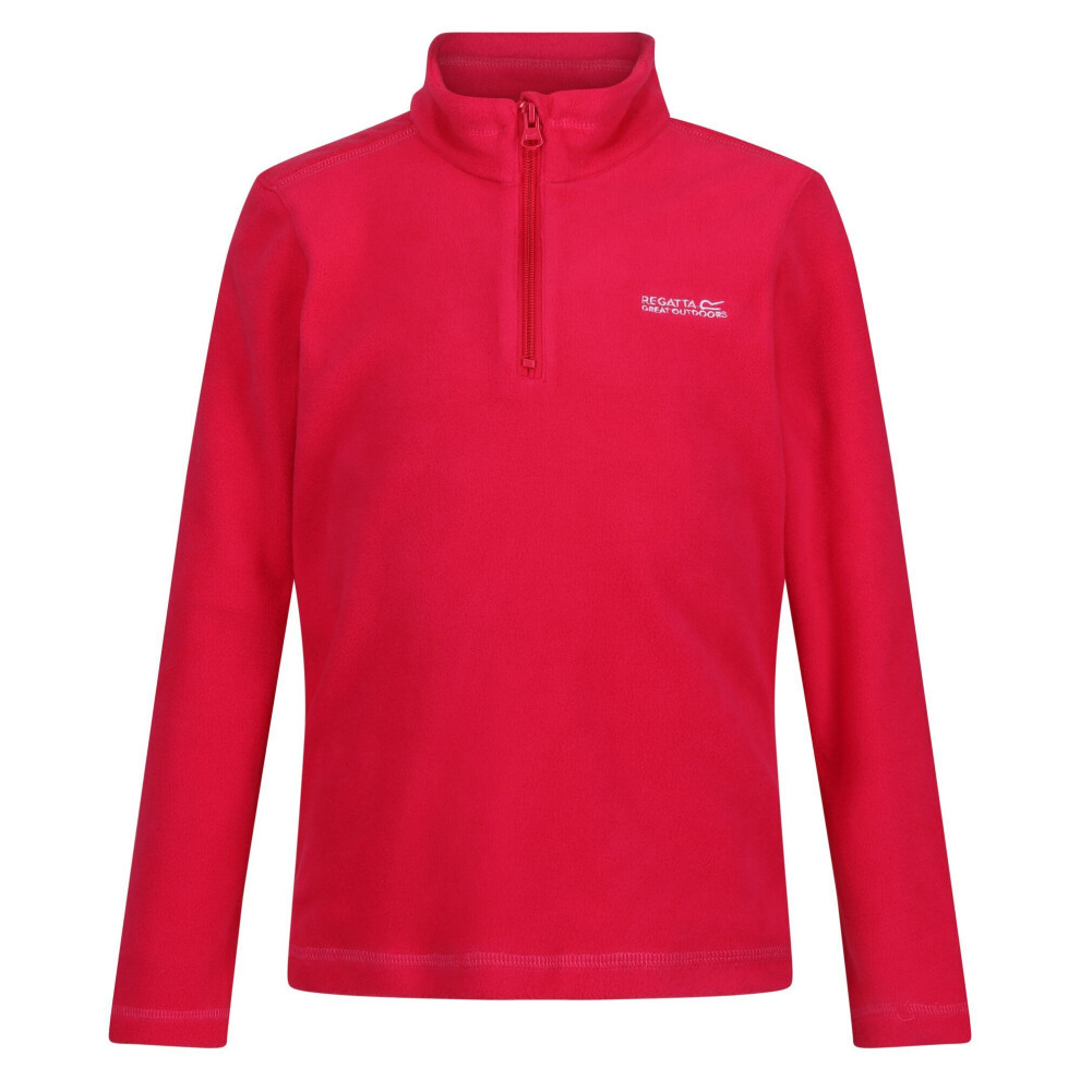 Regatta (3-4 Years, Pink Potion) Great Outdoors Childrens/Kids Hot Shot Ii Half Zip Fleece Top