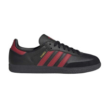 (9 UK, Black/Red) Adidas Mens Samba Club Juventus FC Leather Trainers