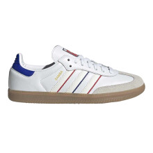 (11 UK, White/Blue/Red) Adidas Mens Samba Club Juventus FC Leather Trainers