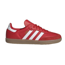 (9 UK, Red/Gum) Adidas Mens Samba Club Juventus FC Leather Trainers
