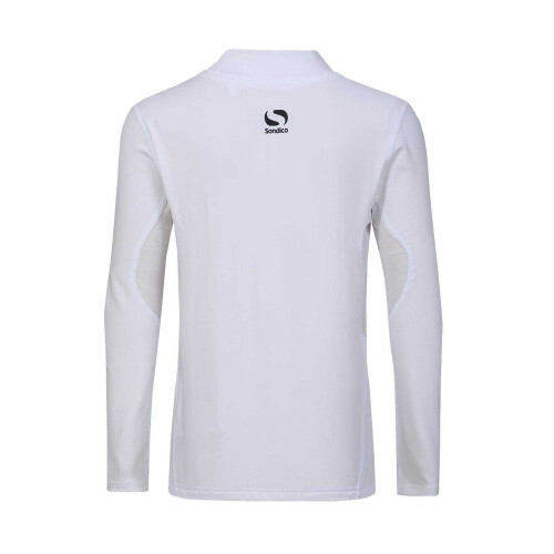 (13 Years, White) Sondico Childrens/Kids Mock Neck Base Layer Top 1