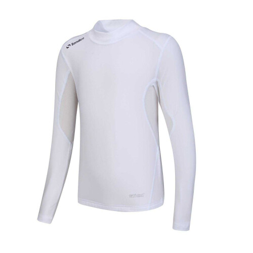 (13 Years, White) Sondico Childrens/Kids Mock Neck Base Layer Top 2