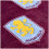 Aston Villa FC Fleece Multi Crest Blanket 2
