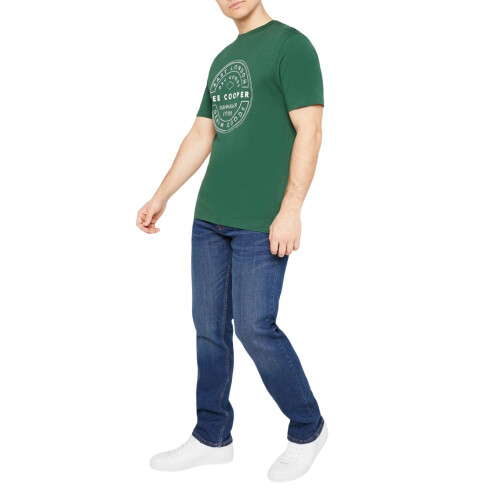 Lee Cooper (32S, Dark Wash) Lee Cooper Mens Denim Regular Jeans 1