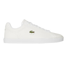 (11 UK, White) Lacoste Mens Lerond Pro Logo Leather Trainers