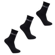 (1 UK Child-6 UK Child, Black) Everlast Childrens/Kids Crew Socks (Pack of 3)