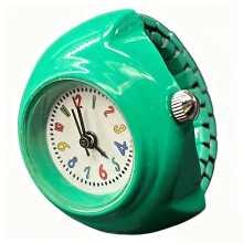 Bague de montre de Couple élégante avec mouvement à Quartz-Vert