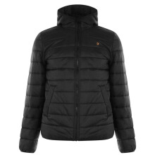 Farah Mens Logo Long-Sleeved Padded Jacket