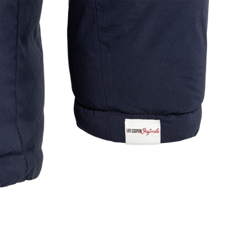Lee Cooper (M, Navy) Lee Cooper Mens Hooded Puffer Jacket 1