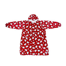 Hello Kitty Childrens/Kids Lovehearts Fleece Blanket Hoodie