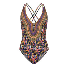 Zoggs Womens/Ladies Culture Jam Cross Back One Piece Swimsuit