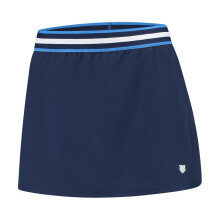 (12 UK, Navy) K-Swiss Womens/Ladies Colour Block Tennis Skort
