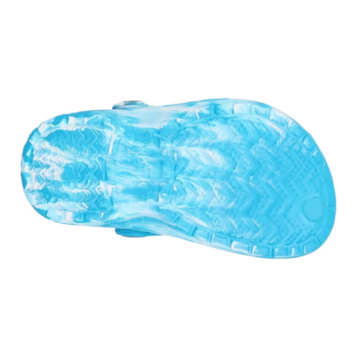 (4 UK Child, Blue) Hot Tuna Baby Marble Clogs 2