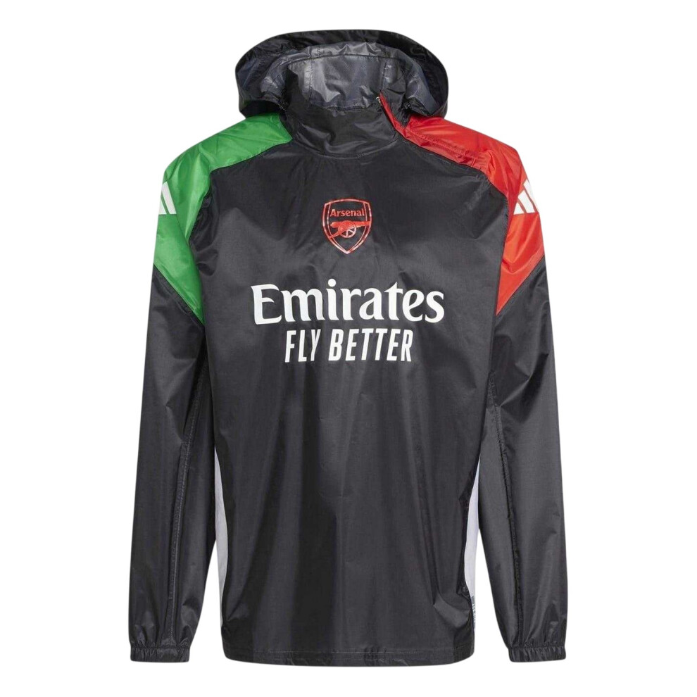 Adidas Mens 24/25 Arsenal Fc Hooded Jacket