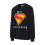 Superman (L, Black) Superman Mens Logo Sweatshirt 4