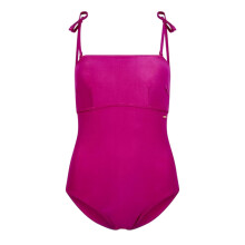 Speedo Womens/Ladies Plain Bandeau One Piece Swimsuit