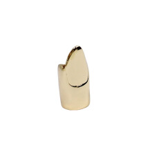 Bague à ongles en alliage élégante pour femmes, bijoux à -Or long