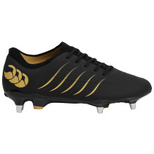 (10 UK, Black) Canterbury Mens Pro Soft Ground Rugby Boots