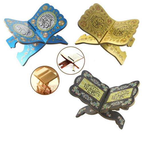 Eid Islamic Bookshelf Bible Stand Scripture Bible Bookshelf Display Stand Islamic Home Decor A 2
