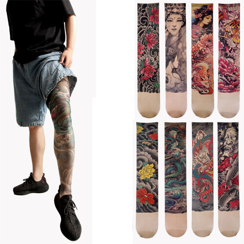 Déclaration moderne, pièce de bonneterie, une jambe,-X 2